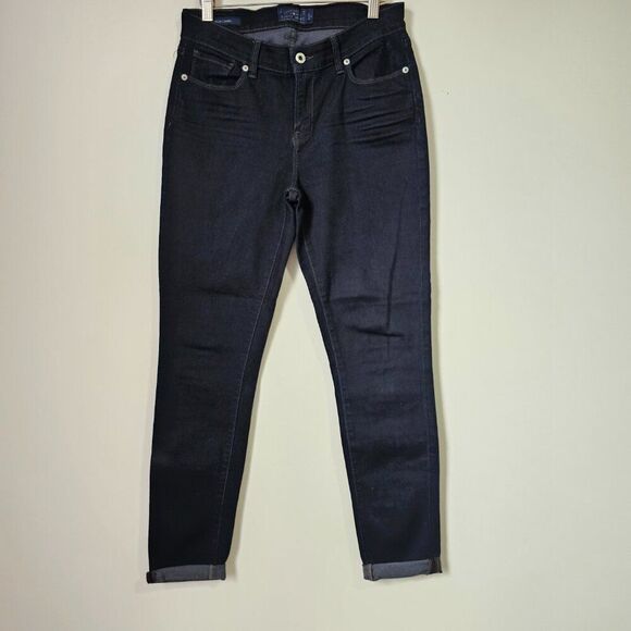 EUC LUCKY BRAND BROOKE SKINNY DARK JEANS SIZE 8/29 - Picture 1 of 16